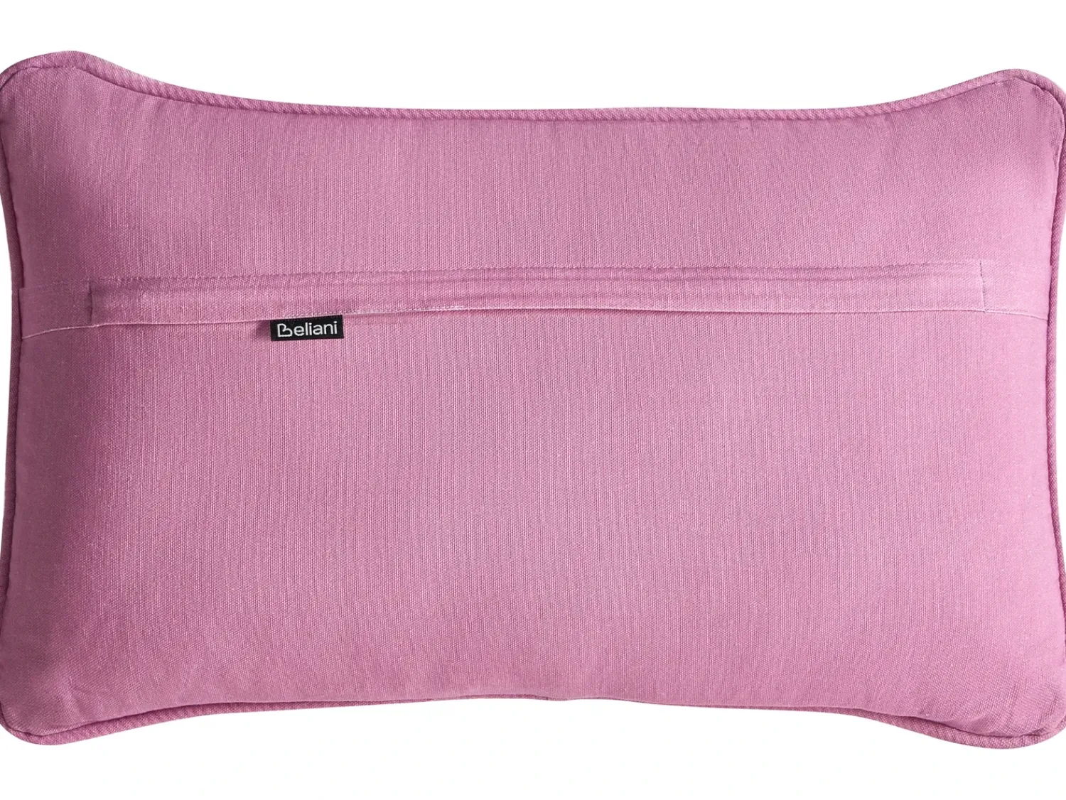 Clearance Beliani Set di 2 cuscini MADHUCA Cotone 30 x 50 cm Bianco Trama floreale Bianco Rosa