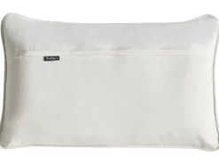 Clearance Beliani Set di 2 cuscini MADHUCA Cotone 30 x 50 cm Bianco Trama floreale Bianco Rosa