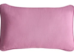 Clearance Beliani Set di 2 cuscini MADHUCA Cotone 30 x 50 cm Bianco Trama floreale Bianco Rosa