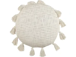 Clearance Beliani Set di 2 cuscini MADIA Cotone 45 x 45 cm chiaro Tinta unita Beige