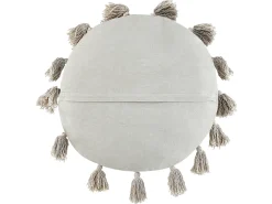 Discount Beliani Set di 2 cuscini MADIA Cotone 45 x 45 cm Tinta unita Grigio