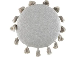 Discount Beliani Set di 2 cuscini MADIA Cotone 45 x 45 cm Tinta unita Grigio