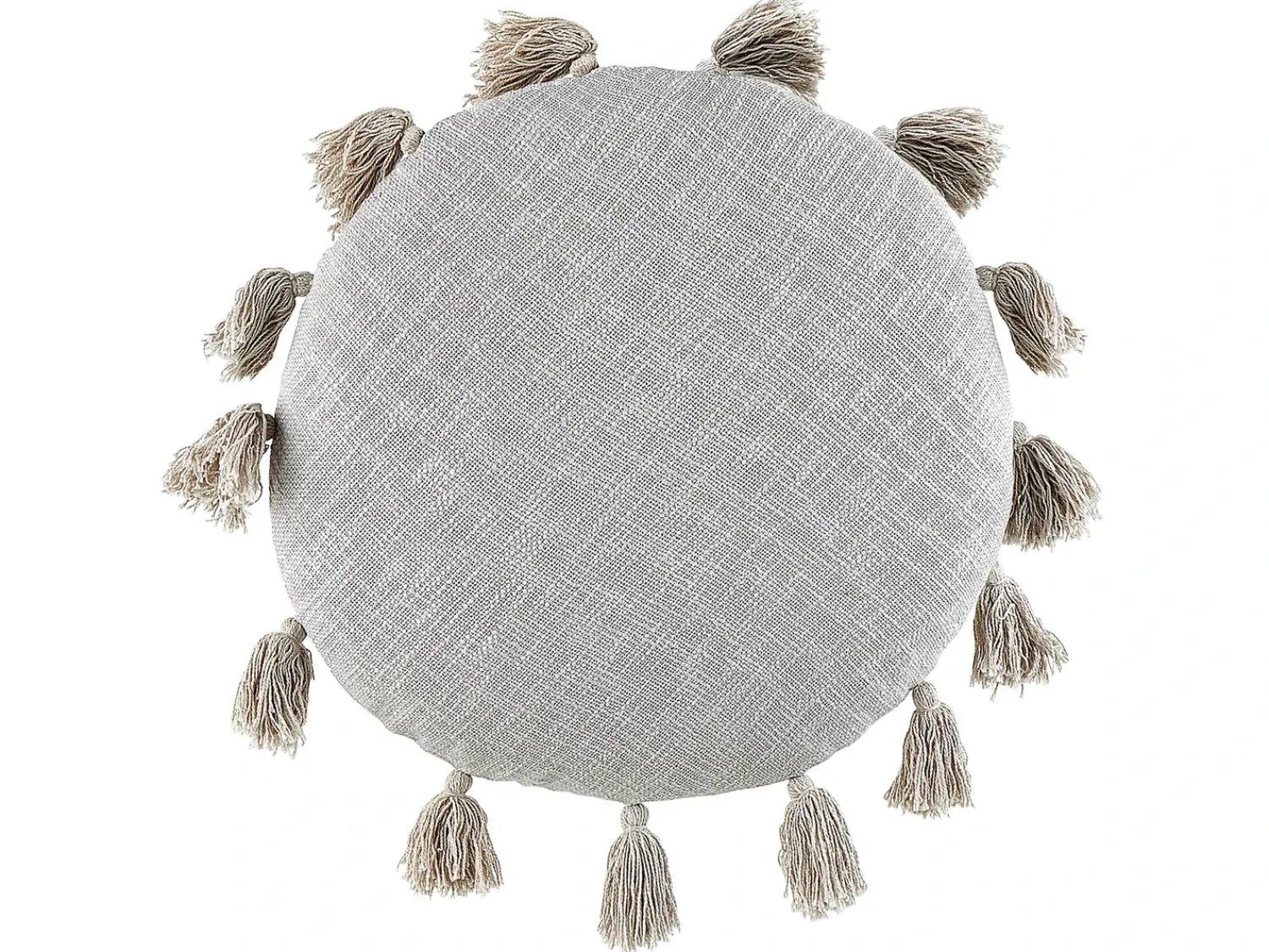 Discount Beliani Set di 2 cuscini MADIA Cotone 45 x 45 cm Tinta unita Grigio