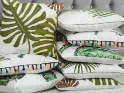 Discount Beliani Set di 2 cuscini MALLOW 45 x 45 cm Multicolore Blu Verde Multicolore