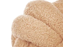 Clearance Beliani Set di 2 cuscini MALNI Bouclé 19 x 19 cm sabbia Tinta unita Beige