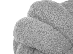 Clearance Beliani Set di 2 cuscini MALNI Bouclé 19 x 19 cm Tinta unita Grigio