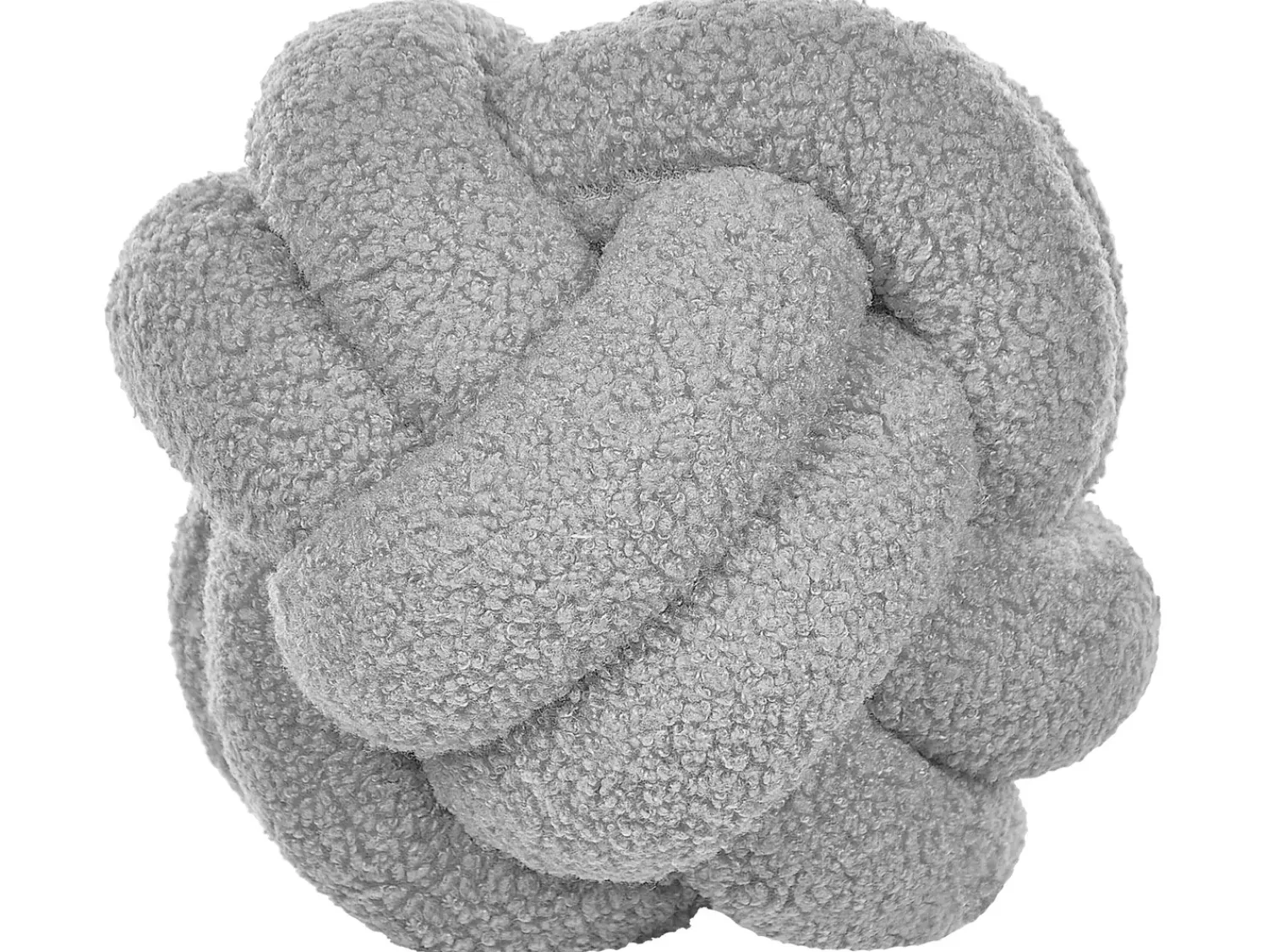 Clearance Beliani Set di 2 cuscini MALNI Bouclé 19 x 19 cm Tinta unita Grigio