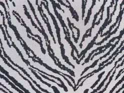 Discount Beliani Set di 2 cuscini MANETTI 45 x 45 cm Nero/Bianco Trama animale Bianco Nero