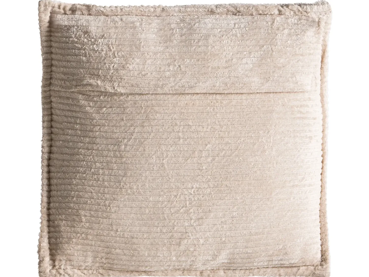 New Beliani Set di 2 cuscini MARANTA Velluto a coste 30 x 30 cm 45 x 45 cm chiaro Tinta unita Beige