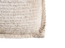 New Beliani Set di 2 cuscini MARANTA Velluto a coste 30 x 30 cm 45 x 45 cm chiaro Tinta unita Beige