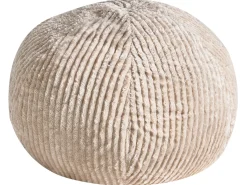 New Beliani Set di 2 cuscini MARANTA Velluto a coste 30 x 30 cm 45 x 45 cm chiaro Tinta unita Beige
