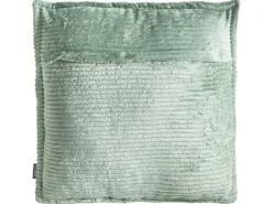Clearance Beliani Set di 2 cuscini MARANTA Velluto a coste 30 x 30 cm 45 x 45 cm Tinta unita Verde