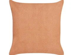 Beliani Set di 2 cuscini MARIGOLD 45 x 45 cm Tinta unita Arancione