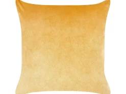 Online Beliani Set di 2 cuscini MARULA Velluto 45 x 45 cm Senape Trama animale Giallo Oro
