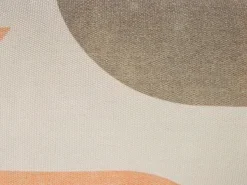 New Beliani Set di 2 cuscini MELAMPODIUM 30 x 50 cm Multicolore Trama astratta Beige Multicolore
