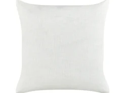 Clearance Beliani Set di 2 cuscini MILAS Lino 50 x 50 cm Bianco A strisce Beige Bianco