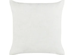 Discount Beliani Set di 2 cuscini MILAS Lino 50 x 50 cm Nero/Bianco A strisce Bianco Nero