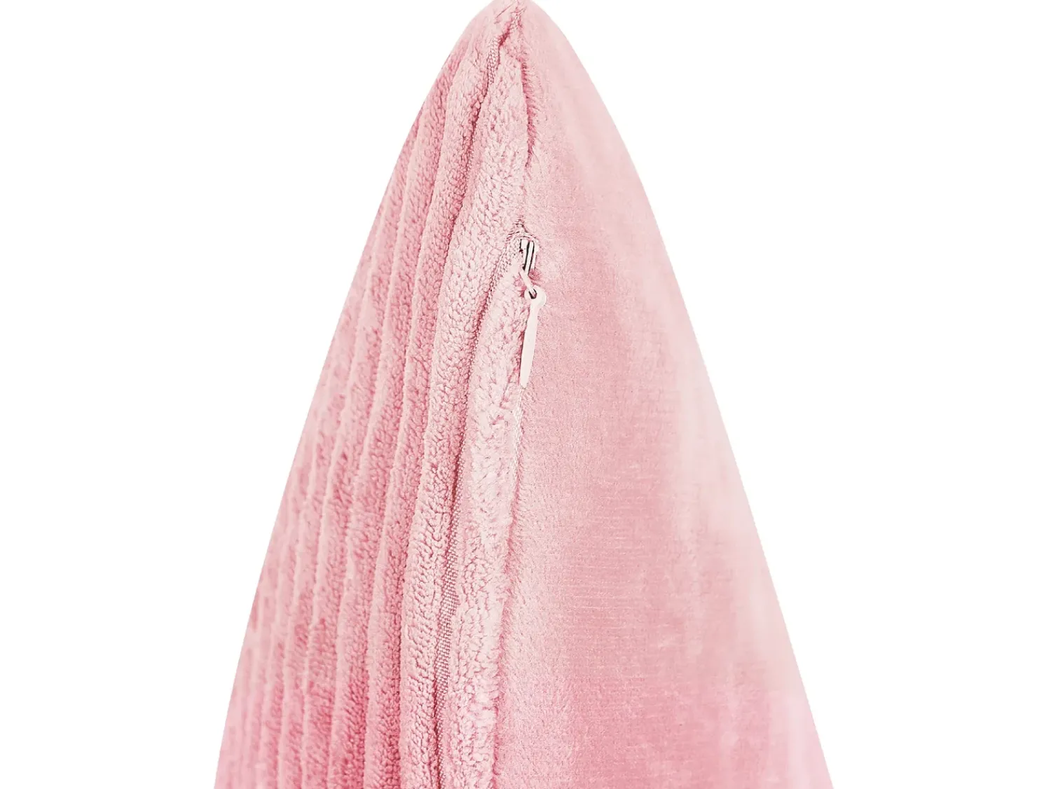 Discount Beliani Set di 2 cuscini MILLET Velluto a coste Trama geometrica Rosa