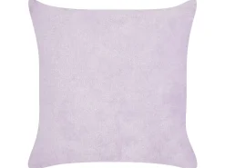 New Beliani Set di 2 cuscini MILLET Velluto a coste 43 x 43 cm Trama geometrica Viola