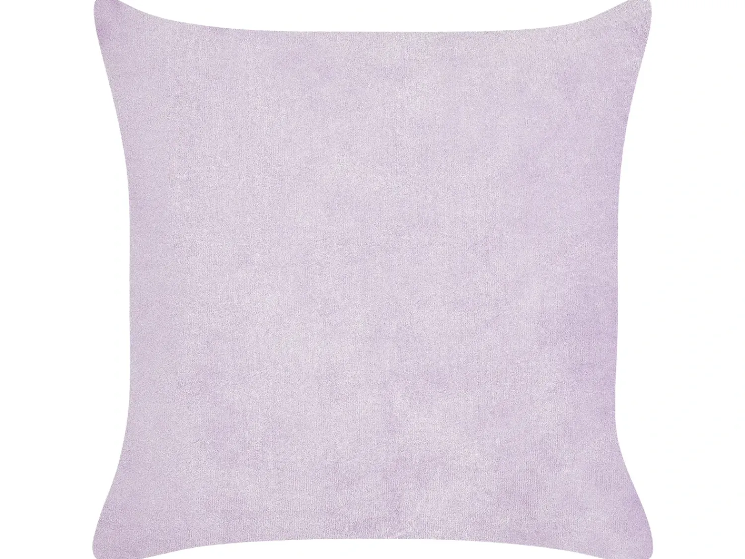 New Beliani Set di 2 cuscini MILLET Velluto a coste 43 x 43 cm Trama geometrica Viola
