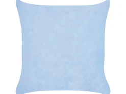 Outlet Beliani Set di 2 cuscini MILLET Velluto a coste 43 x 43 cm Trama geometrica Blu