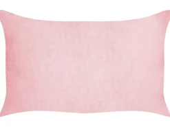 Clearance Beliani Set di 2 cuscini MILLET Velluto a coste Trama geometrica Rosa