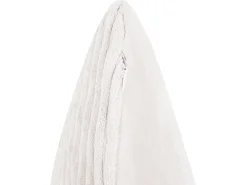 Outlet Beliani Set di 2 cuscini MILLET Velluto a coste 30 x 50 cm sporco Trama geometrica Bianco