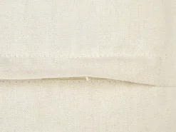 New Beliani Set di 2 cuscini MINGORA Cotone 45 x 45 cm Rosso Trama a cuore Bianco Rosso