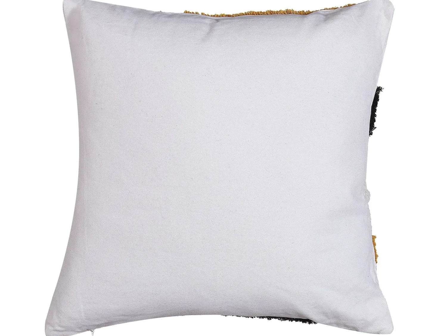 Beliani Set di 2 cuscini MONARDA 45 x 45 cm Multicolore Trama astratta Beige Bianco Nero Multicolore
