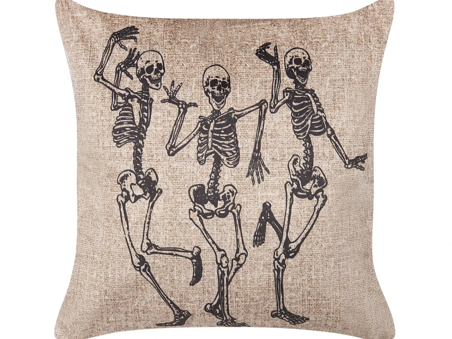 Best Beliani Set di 2 cuscini MORTESTI Velluto 45 x 45 cm Beige chiaro Trama astratta Beige Nero