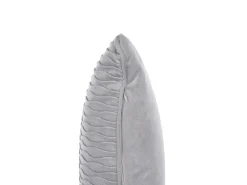 Online Beliani Set di 2 cuscini MOTARI Velluto 30 x 50 cm Trama geometrica Grigio
