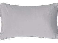 Online Beliani Set di 2 cuscini MOTARI Velluto 30 x 50 cm Trama geometrica Grigio