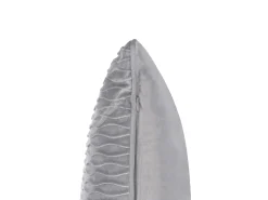 Online Beliani Set di 2 cuscini MOTARI Velluto 45 x 45 cm Trama geometrica Grigio