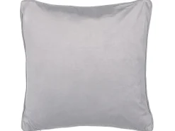Online Beliani Set di 2 cuscini MOTARI Velluto 45 x 45 cm Trama geometrica Grigio