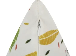 Online Beliani Set di 2 cuscini MULLEIN Velluto 45 x 45 cm Multicolore Trama di piante Giallo Nero Verde Multicolore