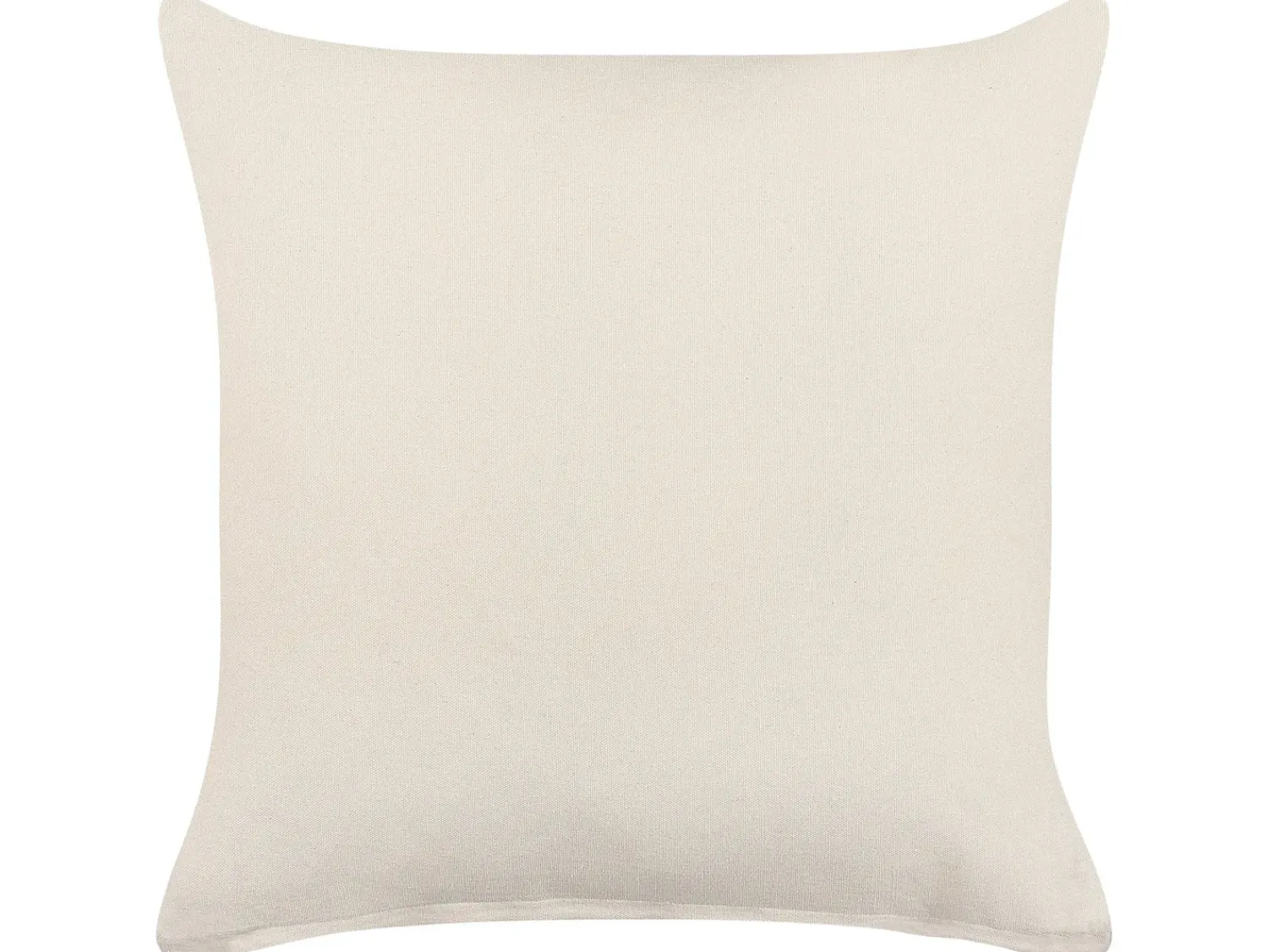 Online Beliani Set di 2 cuscini MYRTUS Cotone 45 x 45 cm Beige Trama geometrica Beige Nero