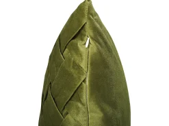 Best Beliani Set di 2 cuscini NARCISSUS Velluto 43 x 43 cm Trama geometrica Verde