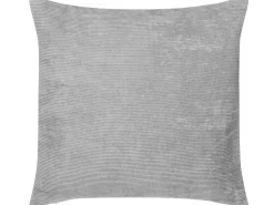 Outlet Beliani Set di 2 cuscini NOLANA 45 x 45 cm Tinta unita Grigio
