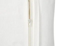 Best Beliani Set di 2 cuscini NOTELEA Cotone 45 x 45 cm Beige Trama floreale Beige Bianco