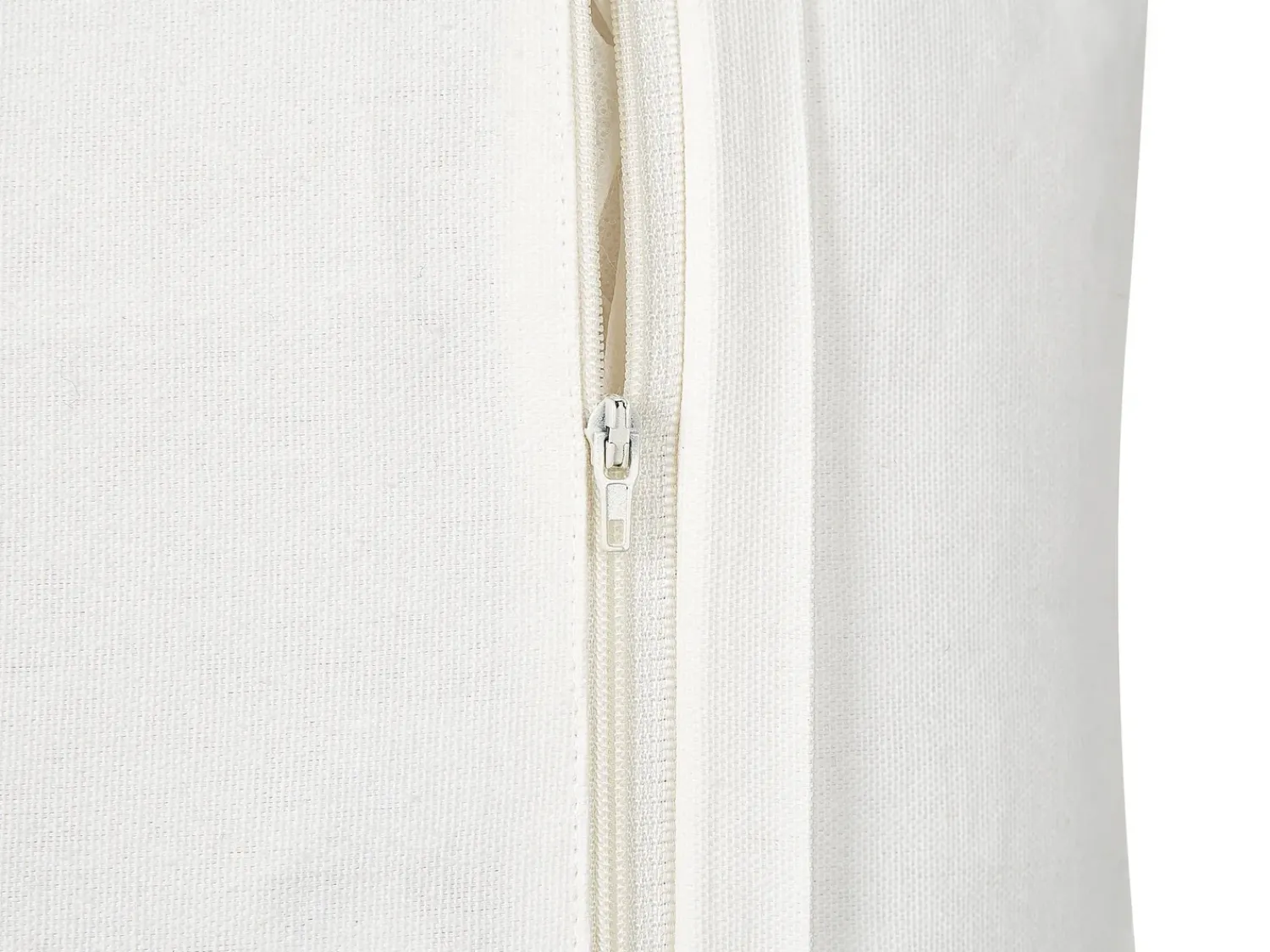 Best Beliani Set di 2 cuscini NOTELEA Cotone 45 x 45 cm Beige Trama floreale Beige Bianco