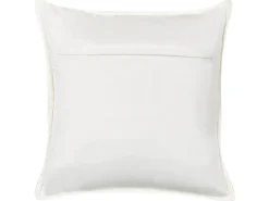 Best Beliani Set di 2 cuscini NOTELEA Cotone 45 x 45 cm Beige Trama floreale Beige Bianco
