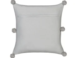 Best Beliani Set di 2 cuscini OCOTEA Cotone 45 x 45 cm Tinta unita Grigio