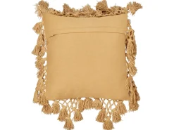 Hot Beliani Set di 2 cuscini OLEARIA Cotone 45 x 45 cm sabbia Tinta unita Beige