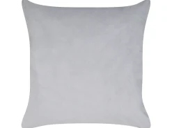 New Beliani Set di 2 cuscini OPHRYS Velluto 45 x 45 cm Grigio Bianco Grigio Marrone