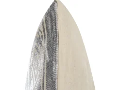 Online Beliani Set di 2 cuscini OUJDA Cotone 50 x 50 cm Trama geometrica Argento