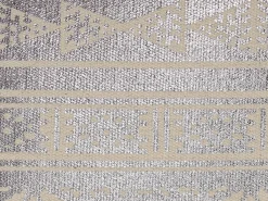 Online Beliani Set di 2 cuscini OUJDA Cotone 50 x 50 cm Trama geometrica Argento
