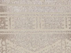 Outlet Beliani Set di 2 cuscini OUJDA Cotone 50 x 50 cm Trama geometrica Oro rosa