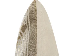 Outlet Beliani Set di 2 cuscini OUJDA Cotone 50 x 50 cm Trama geometrica Oro