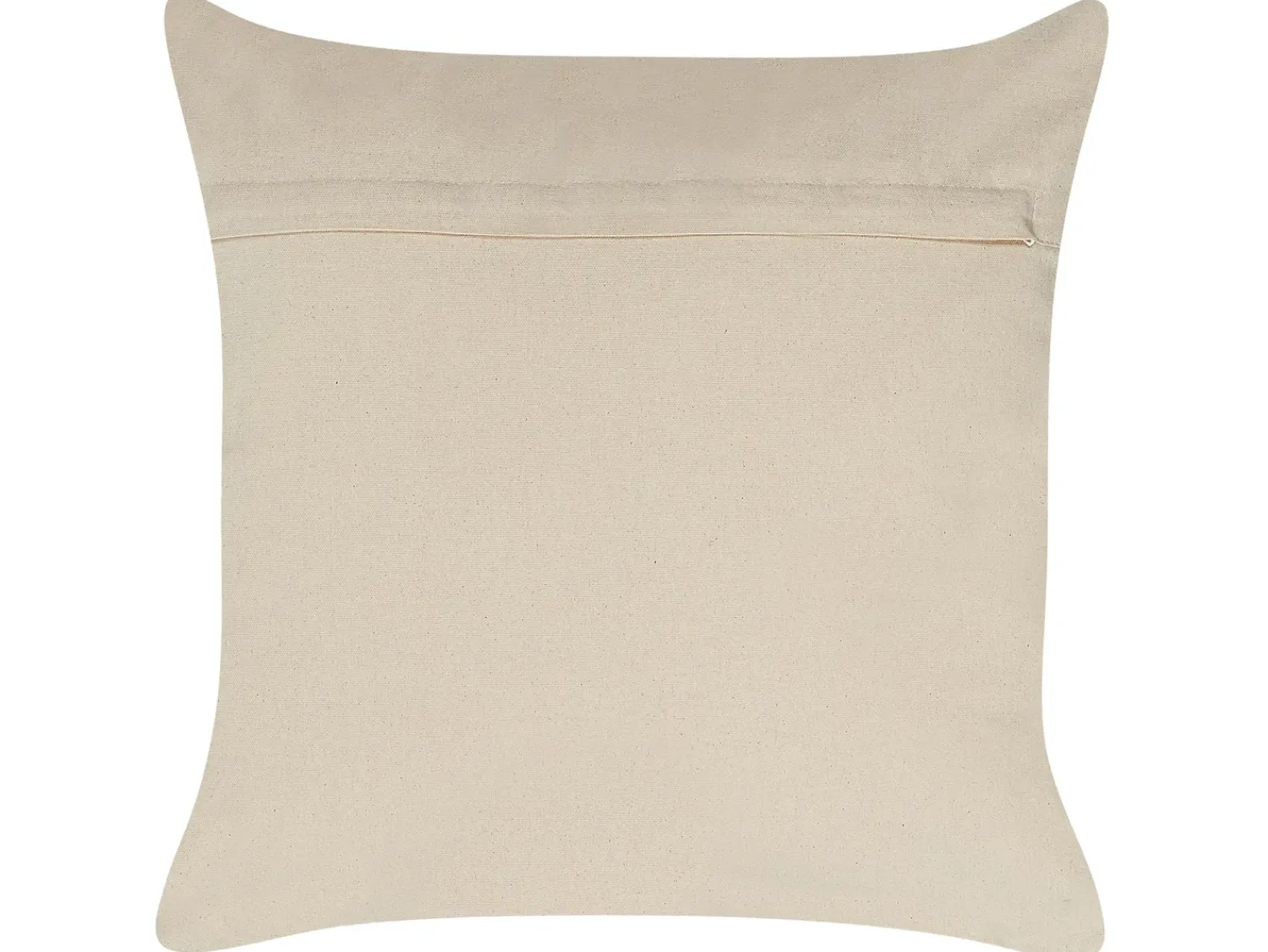 Outlet Beliani Set di 2 cuscini OUJDA Cotone 50 x 50 cm Trama geometrica Oro