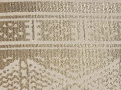 Outlet Beliani Set di 2 cuscini OUJDA Cotone 50 x 50 cm Trama geometrica Oro